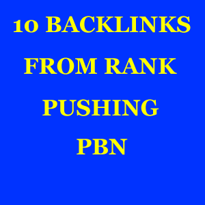10 backlinks from quality PBN