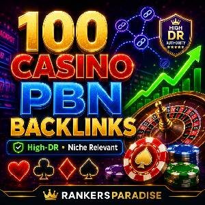 Casino Link Fortress – 100 High-DR PBN Backlinks for Gambling Websites