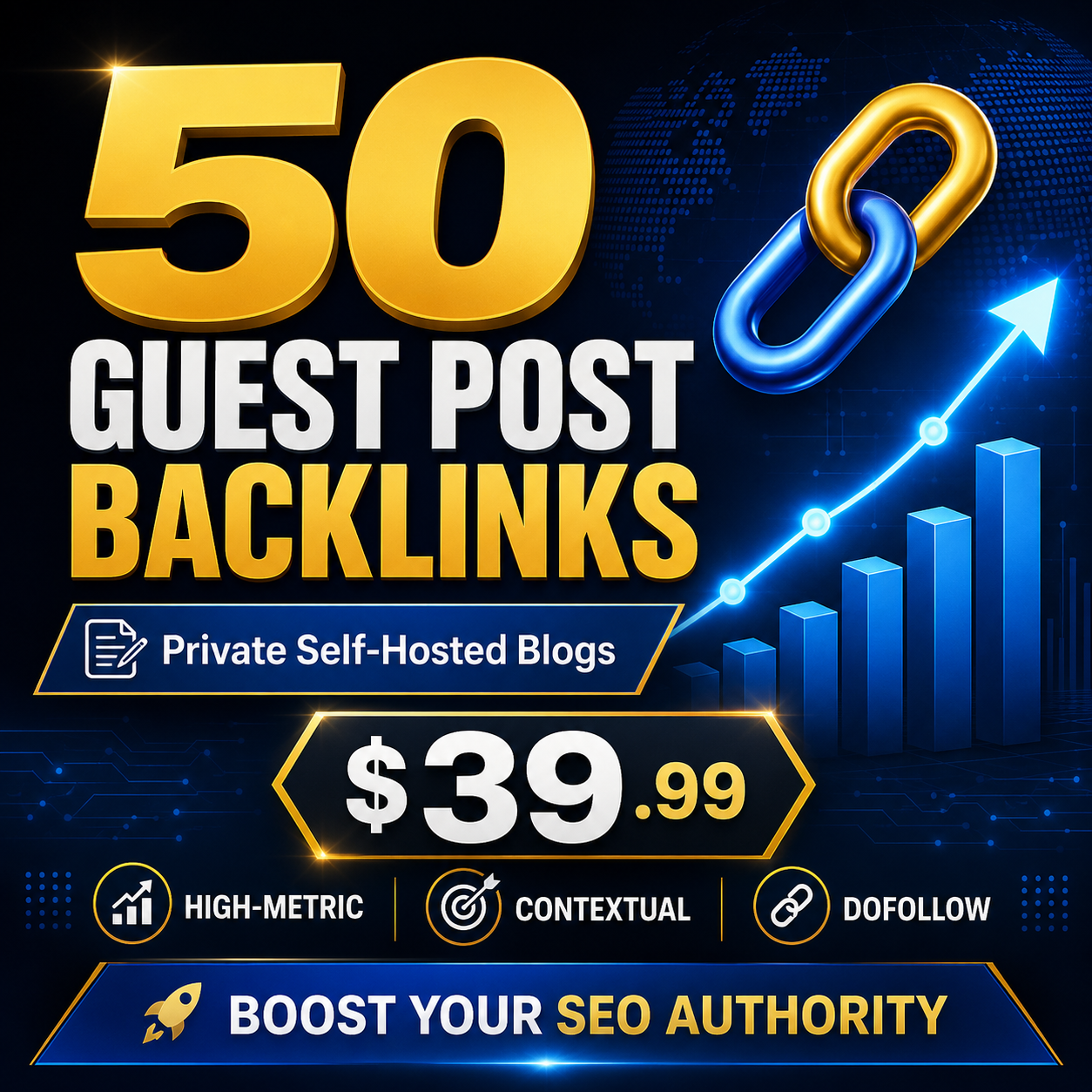 Buy 50 guest post backlinks from Rankers Kiosk