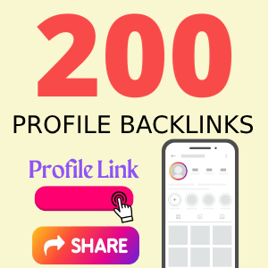 200+ High-DA Profile Backlinks – 100% Manual & Safe