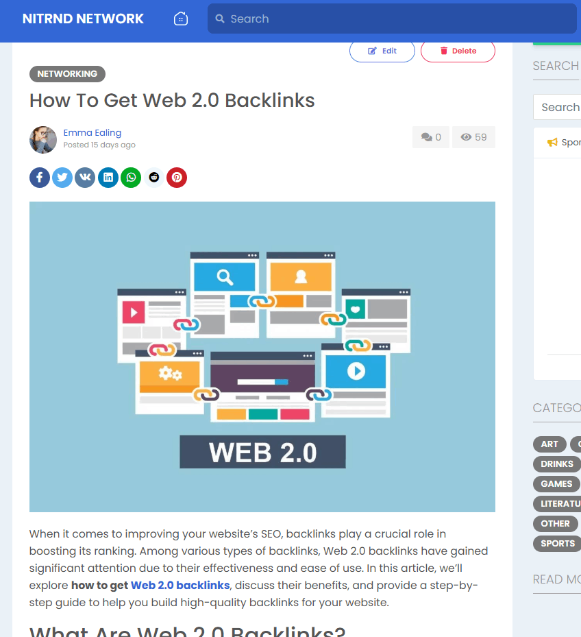 Example of a Rankers Kiosk guest post backlink