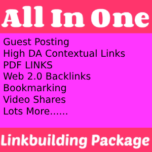 Low Cost [ALL IN ONE] Link Building Service