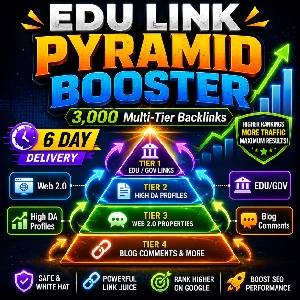 EDU Link Pyramid Booster – 3,000 Multi-Tier Backlinks for Stronger SEO Signals