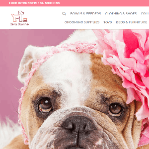 Premium Pets Wordpress Dropshipping Website DivaDavinePoochstore.com for sale
