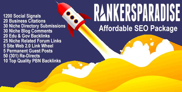 Rankers Kiosk Affordable SEO Package details