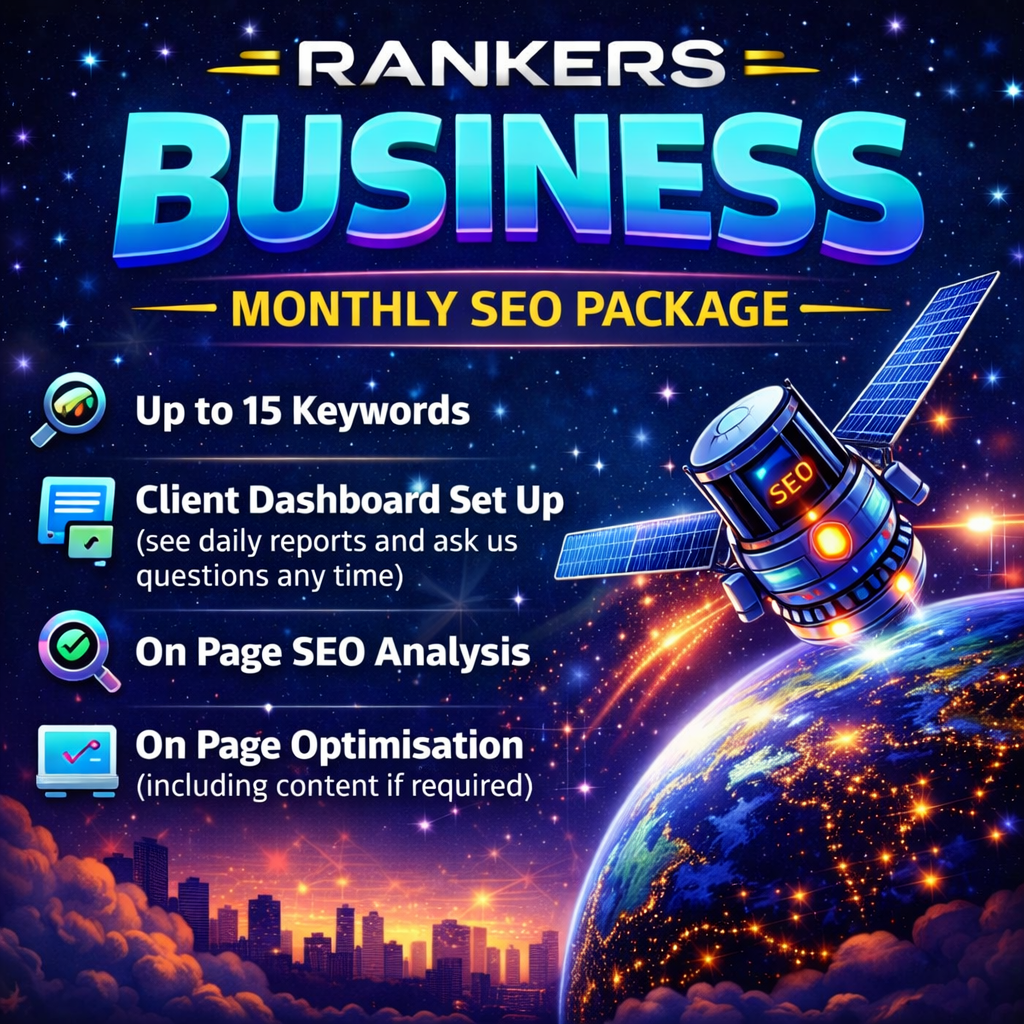 Rankers Business Monthly SEO Package