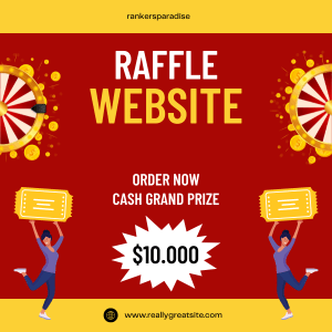 Raffle Website Design