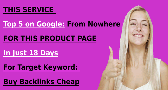 Proven backlinks get website top on Google in just 18 days