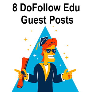 8 backlink edu dofollow guest posts hand written