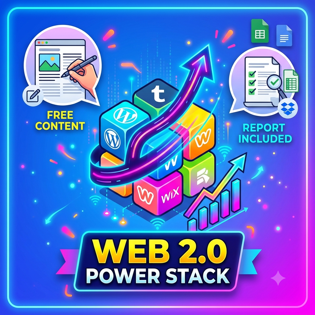 Vibrant graphical representation of high authority buffer blogs used for building powerful off-page SEO backlinks.
