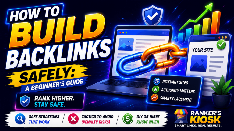 How to Build Backlinks Safely: A Beginner's Guide