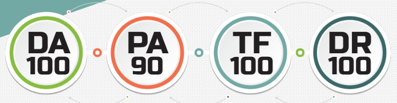 The backlink metrics