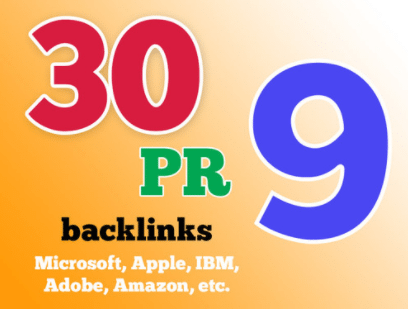30 PR9 Backlinks Powerful for Seo - Image 2